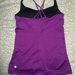 Lululemon purple tank